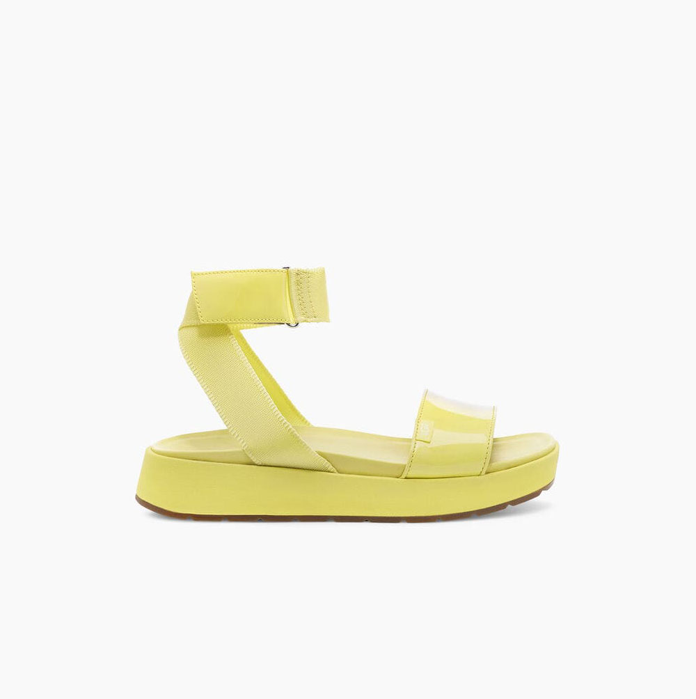 UGG Lennox Light Yellow Sandals for Women (ATFI86291)